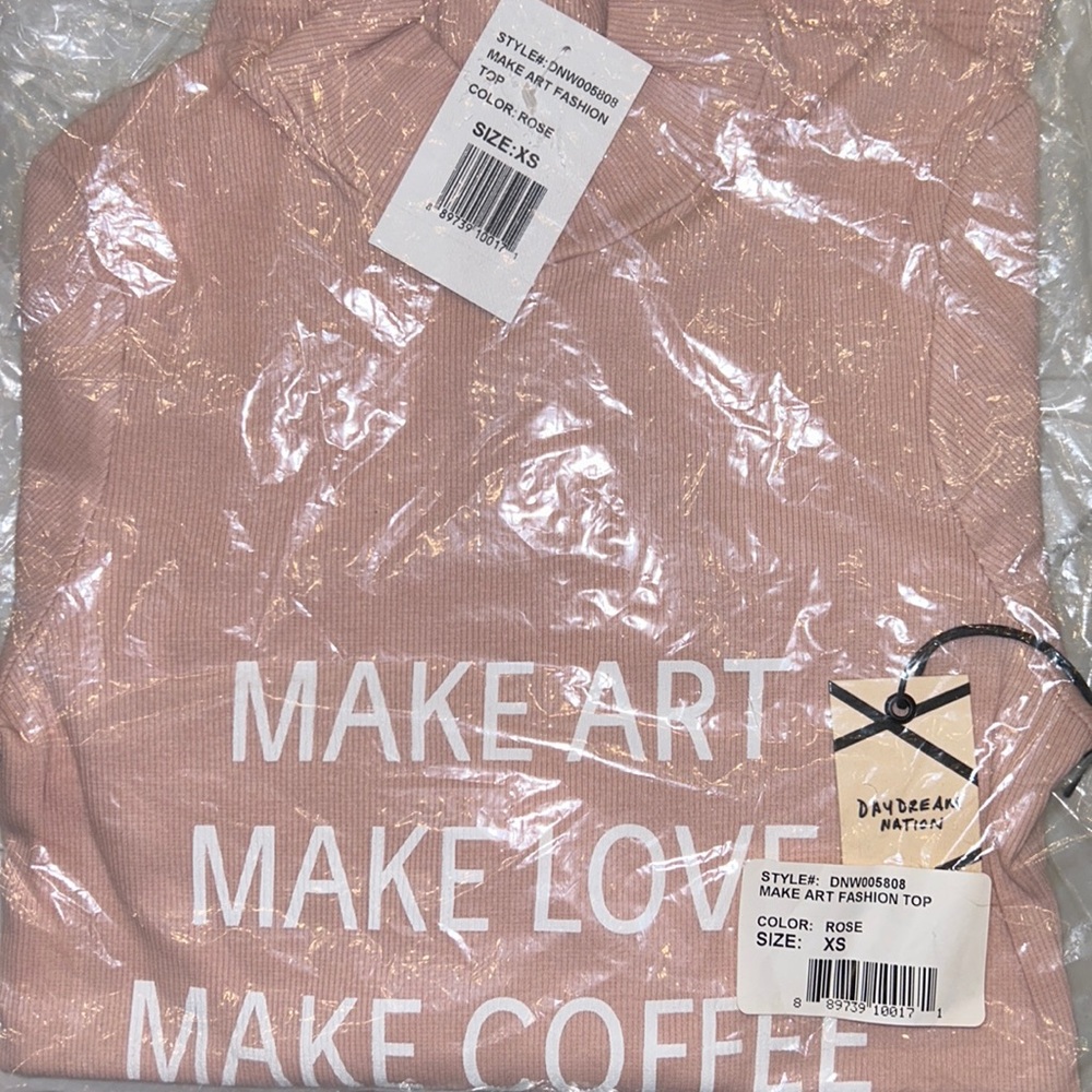 DAYDREAM NATION | Make Art Fashion Top in Rose - Picture 4 of 4